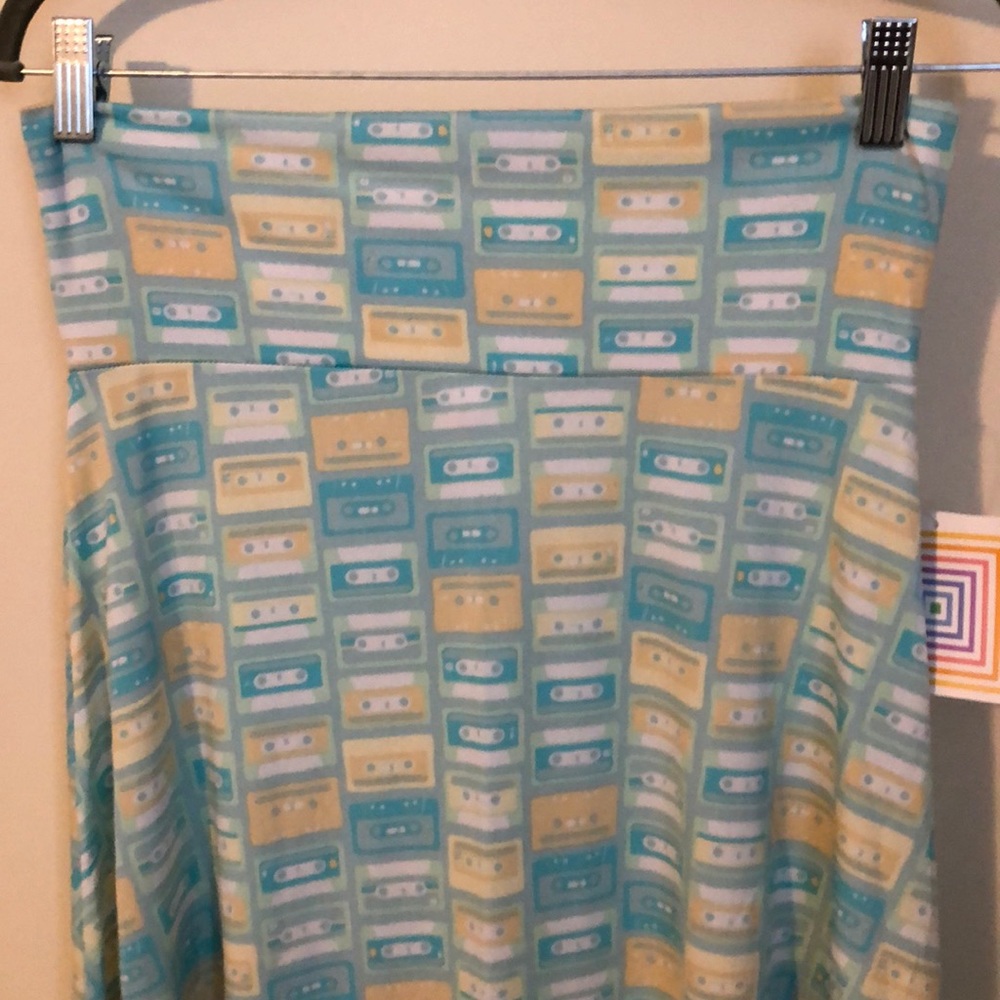 LuLaRoe Med Azure Cassette Tape